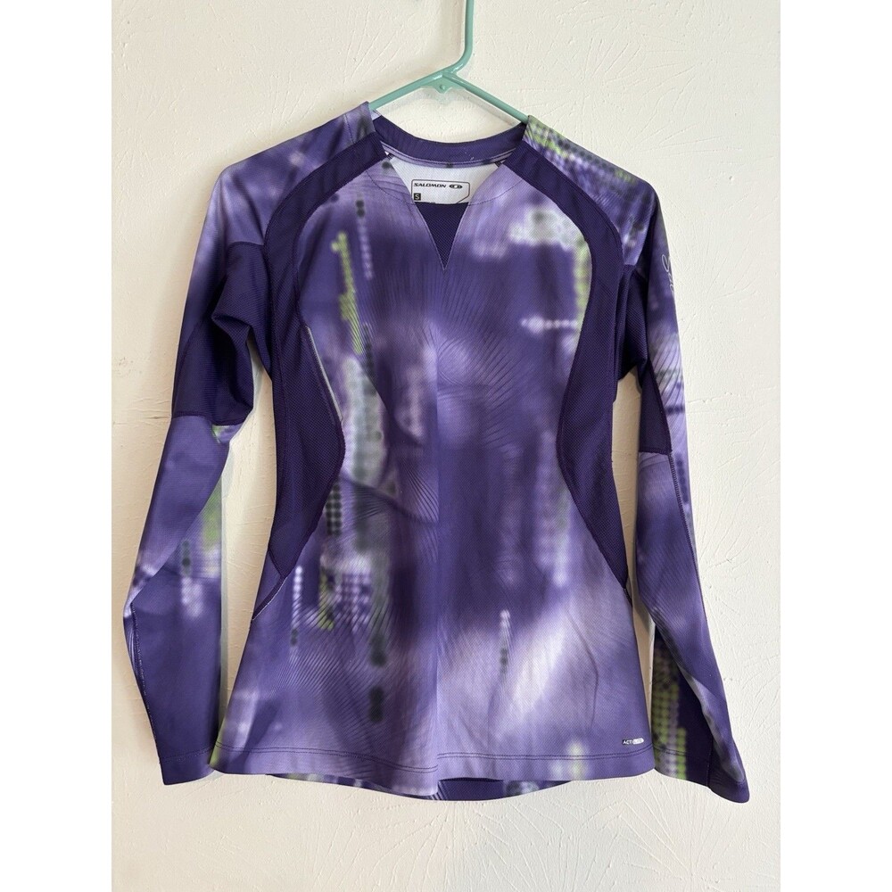 Salomon Purple Long Sleeve Tee